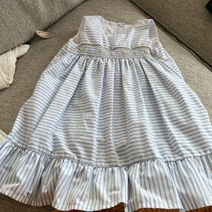 Anavini smock dress stripe